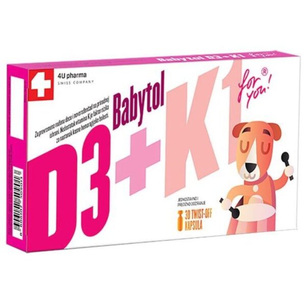4U BABYTOL D3+K1 CAPS.X 30 4U