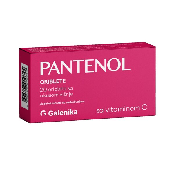 PANTENOL + VIT. C  TAB. X 20