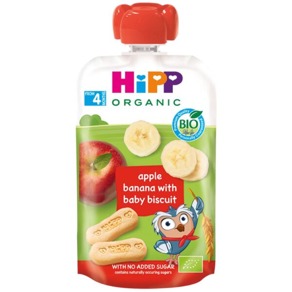 HIPPIS 8508 JABOLKO BANA SO BISKVIT  100 G