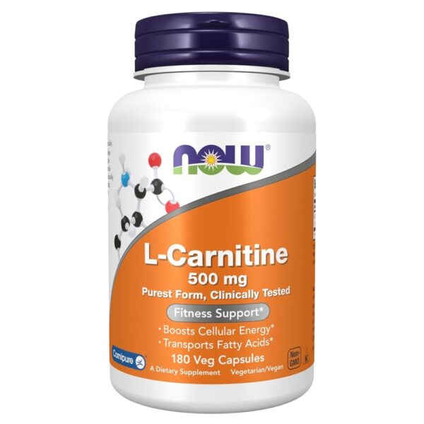 NOW ACETYL-L-CARNITINE 500mg x 50cps