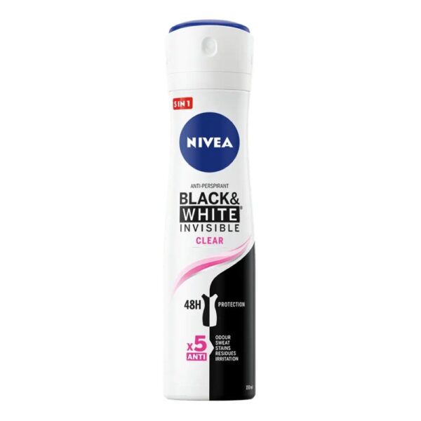 NIVEA 82237  BLACK WHITE CLEAR SPREJ 150ML.