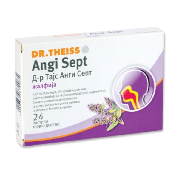 DR.THEISS ANGISEPT ZALFIJA PASTILI X24