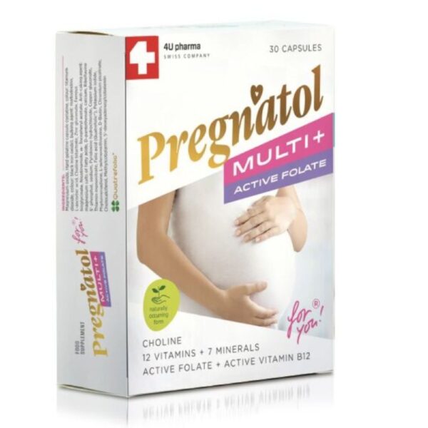 4U PREGNATOL MULTI + AKTIVE FOLAT + DHA X  30CPS
