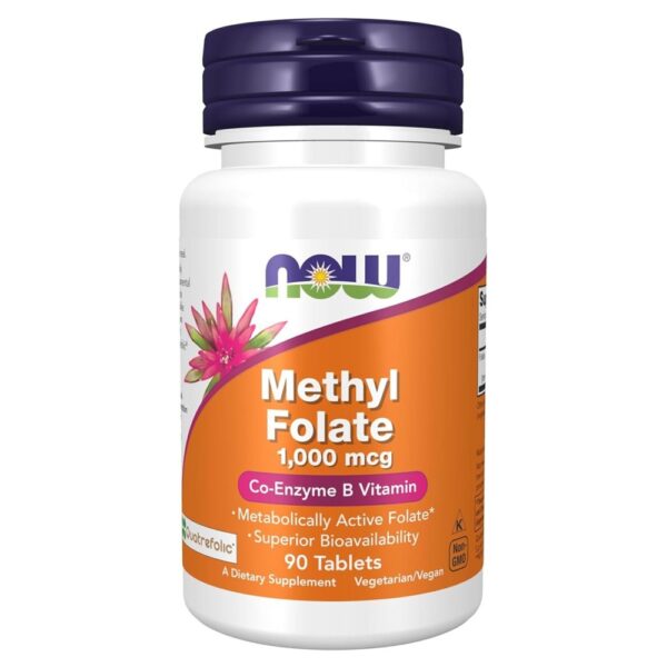 NOW METHYL FOLAT 90X1000 MCG