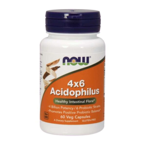 NOW ACIDOPHILUS 4X6 CAPS X 60