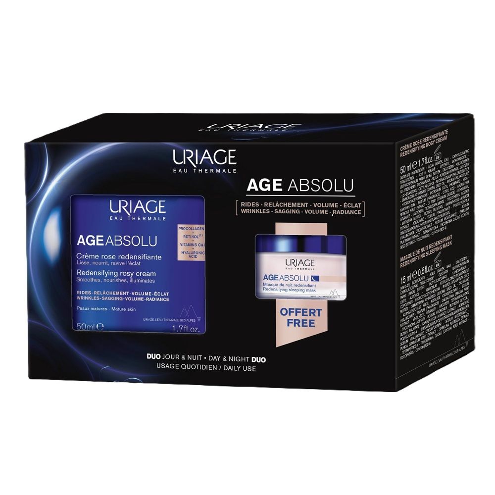 1007836 URIAGE SET AGE ABSOLU KREMA 50ML + AGE ABSOLU SLEEPING MASK 15ML - Image 1