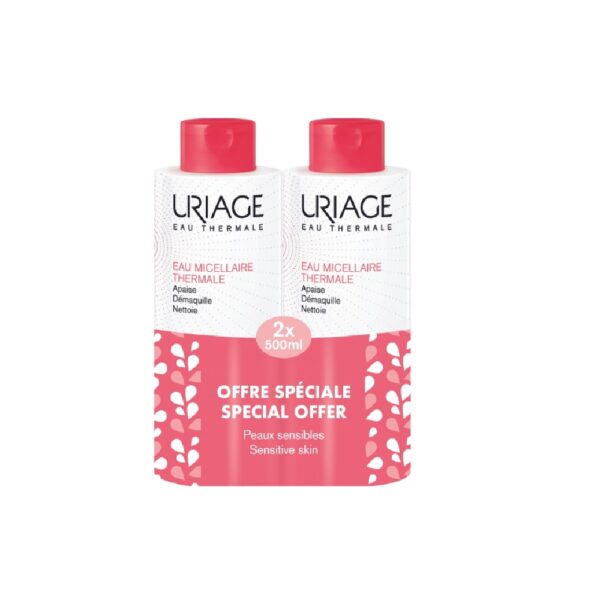 URIAGE TERMALNA MICELARNA VODA ZA SENZITIVNA KOZA 1+1 500ML